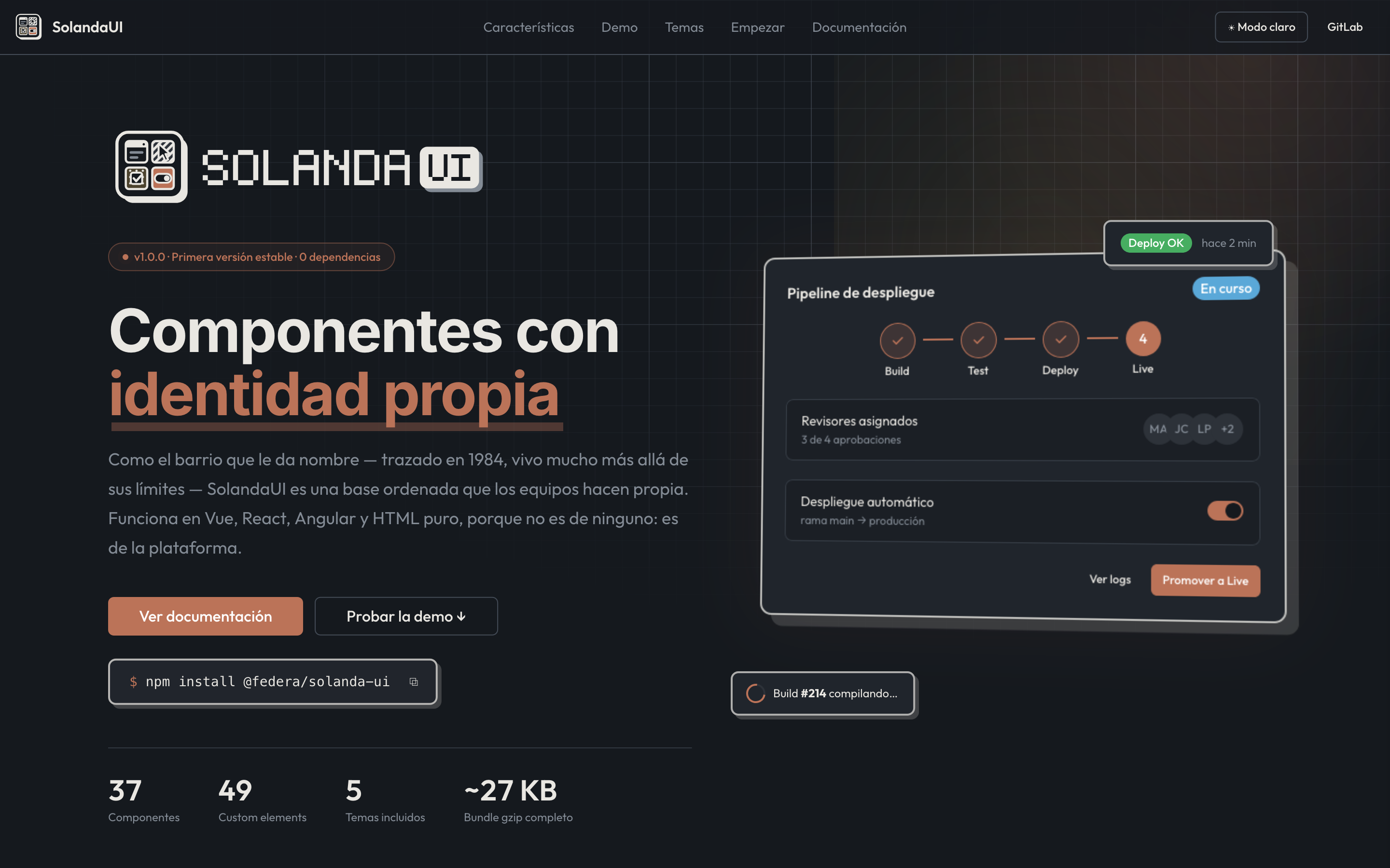 SolandaUI · Web Components UI Library